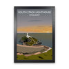 South Stack Lighthouse Anglesey Framed Digital Art Print by Richard O'Neill