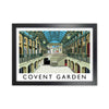 Covent Garden London Vintage Travel Art Poster by Richard O'Neill, Framed Wall Art Print, Cityscape, Landscape Art Gifts