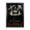 St Paul's Cathedral London Framed Digital Art Print by Richard O'Neill, Wooden Framed Wall Art