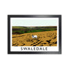 Swaledale by Richard O'Neill Yorkshire Art Print, Vintage Travel Poster