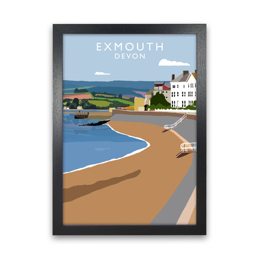 Exmouth Devon Art Print by Richard O'Neill Black Grain