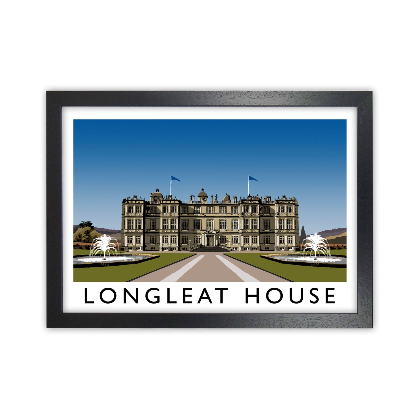 Longleat House by Richard O'Neill Black Grain