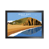 West Bay Dorset Framed Digital Art Print by Richard O'Neill