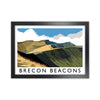 Brecon Beacons Framed Digital Art Print by Richard O'Neill