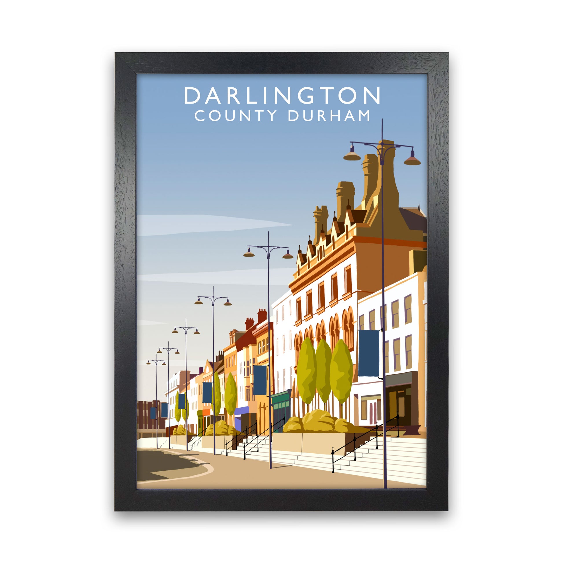 Darlington (Portrait) by Richard O'Neill Black Grain