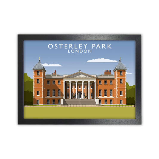 Osterley Park London Art Print by Richard O'Neill Black Grain