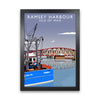 Ramsley Harbour Isle of Man Art Print by Richard O'Neill