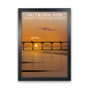 Saltburn Pier (Portrait) by Richard O'Neill Yorkshire Art Print, Travel Poster