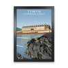 Tywyn Portrait Cambrian Coast Framed Digital Art Print by Richard O'Neill