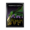 Warwick Castle With Dragon (Portrait) by Richard O'Neill