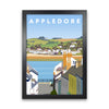 Appledore Framed Digital Art Print by Richard O'Neill