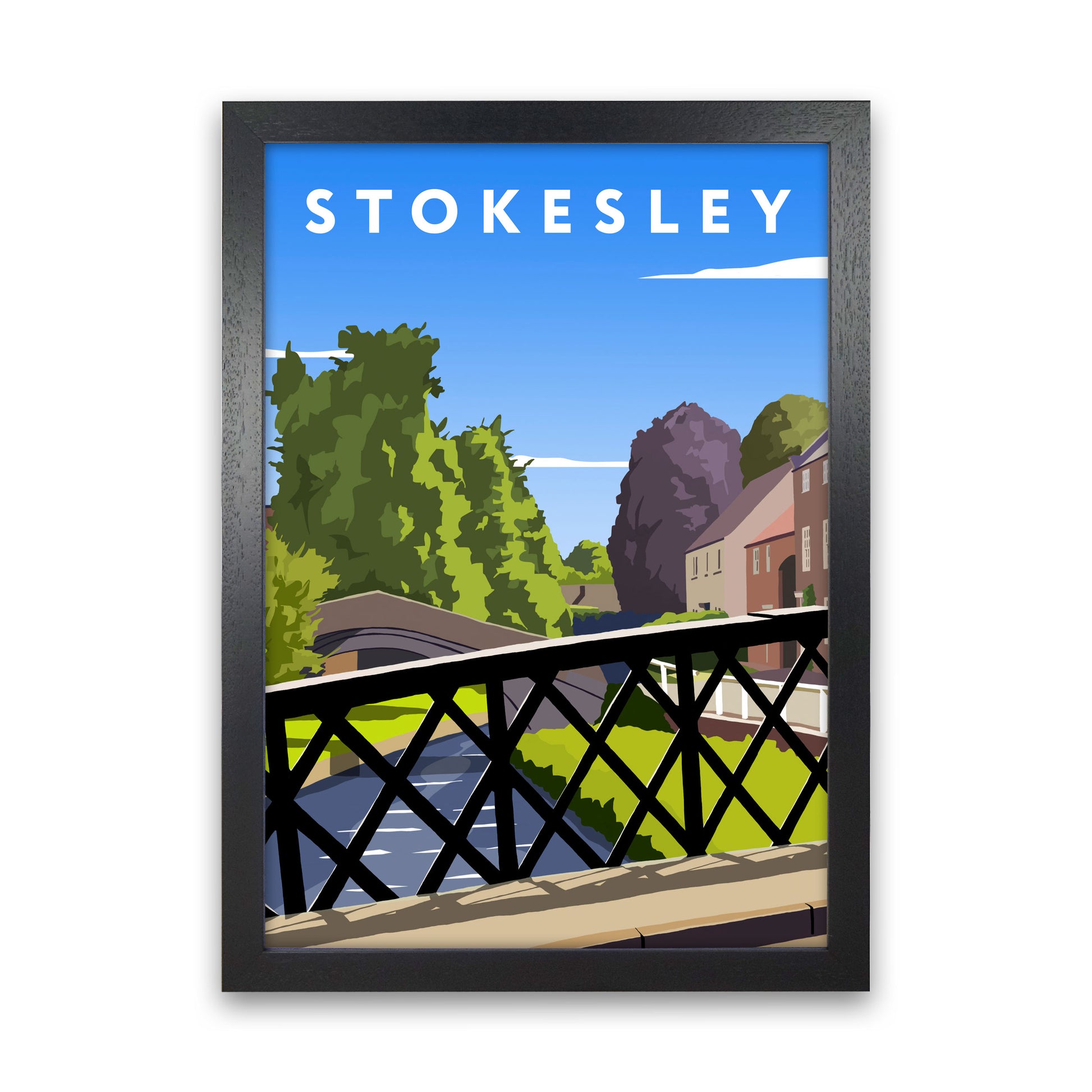 Stokesley3 Portrait by Richard O'Neill Black Grain