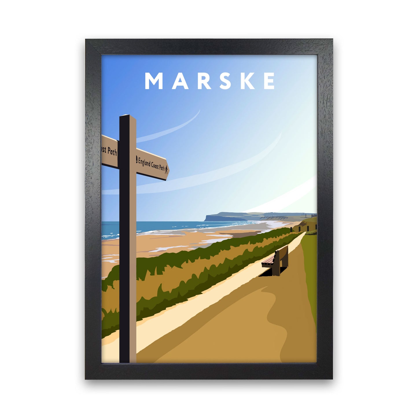 Marske Portrait by Richard O'Neill Black Grain