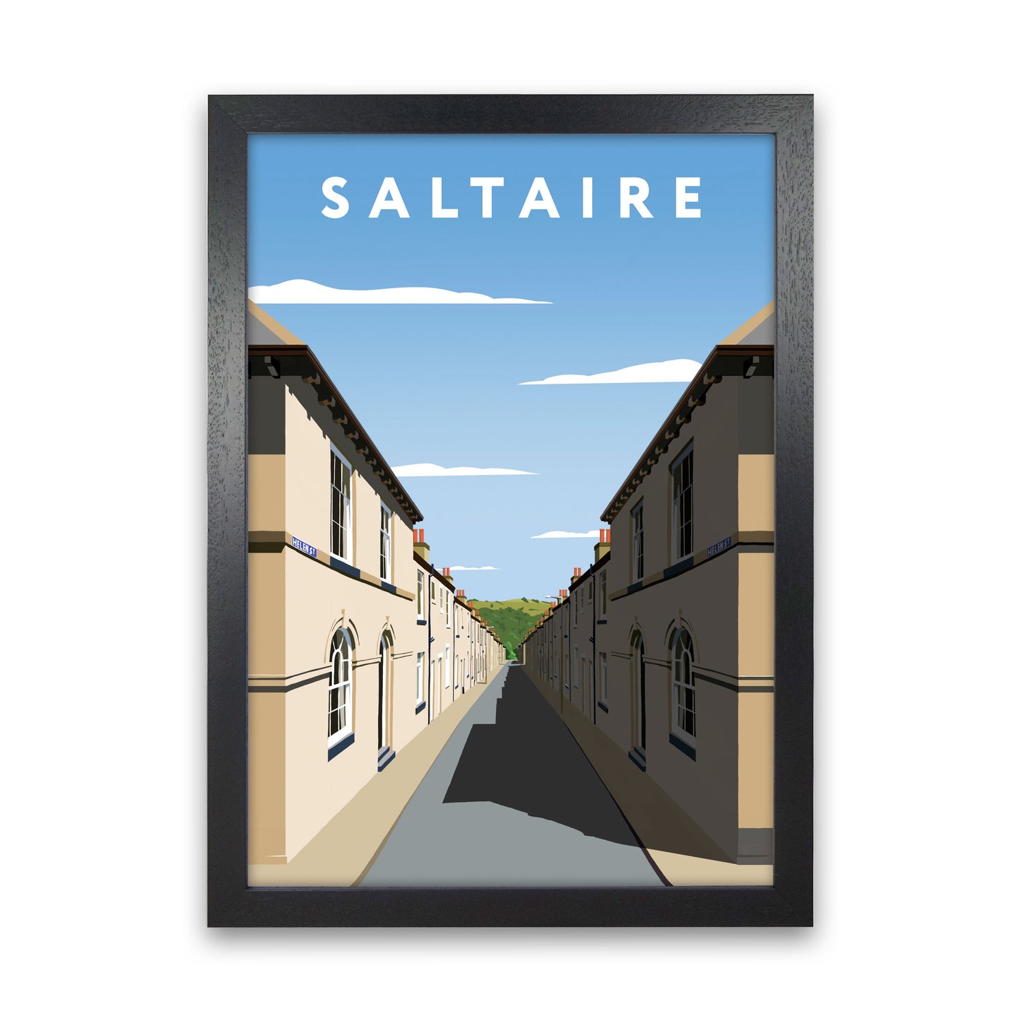 Saltaire Portrait by Richard O'Neill Black Grain