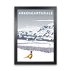 Arkengarthdale In Snow Portrait by Richard O'Neill