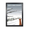 Gods Own County Snow Portrait by Richard O'Neill