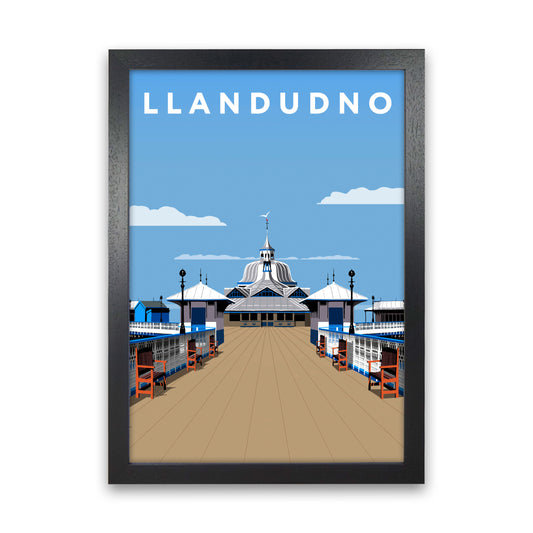 Llandudno Portrait by Richard O'Neill Black Grain