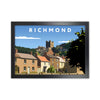 Richmond4 Travel Art Print by Richard O'Neill, Framed Wall Art