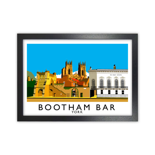 Bootham Bar York Art Print by Richard O'Neill Black Grain