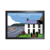 Dylan Thomas Boathouse Art Print by Richard O'Neill