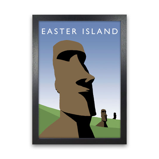 Easter Island by Richard O'Neill Black Grain