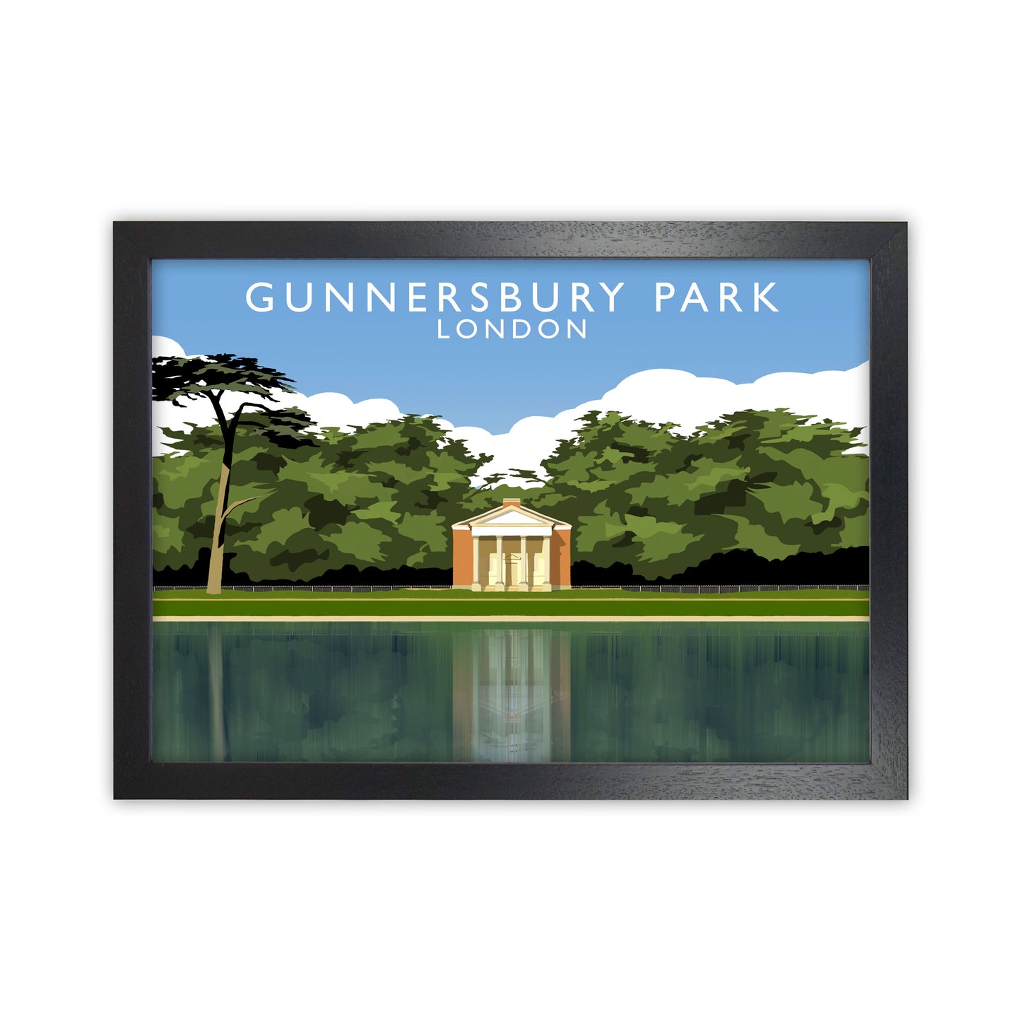 Gunnersbury Park by Richard O'Neill Black Grain