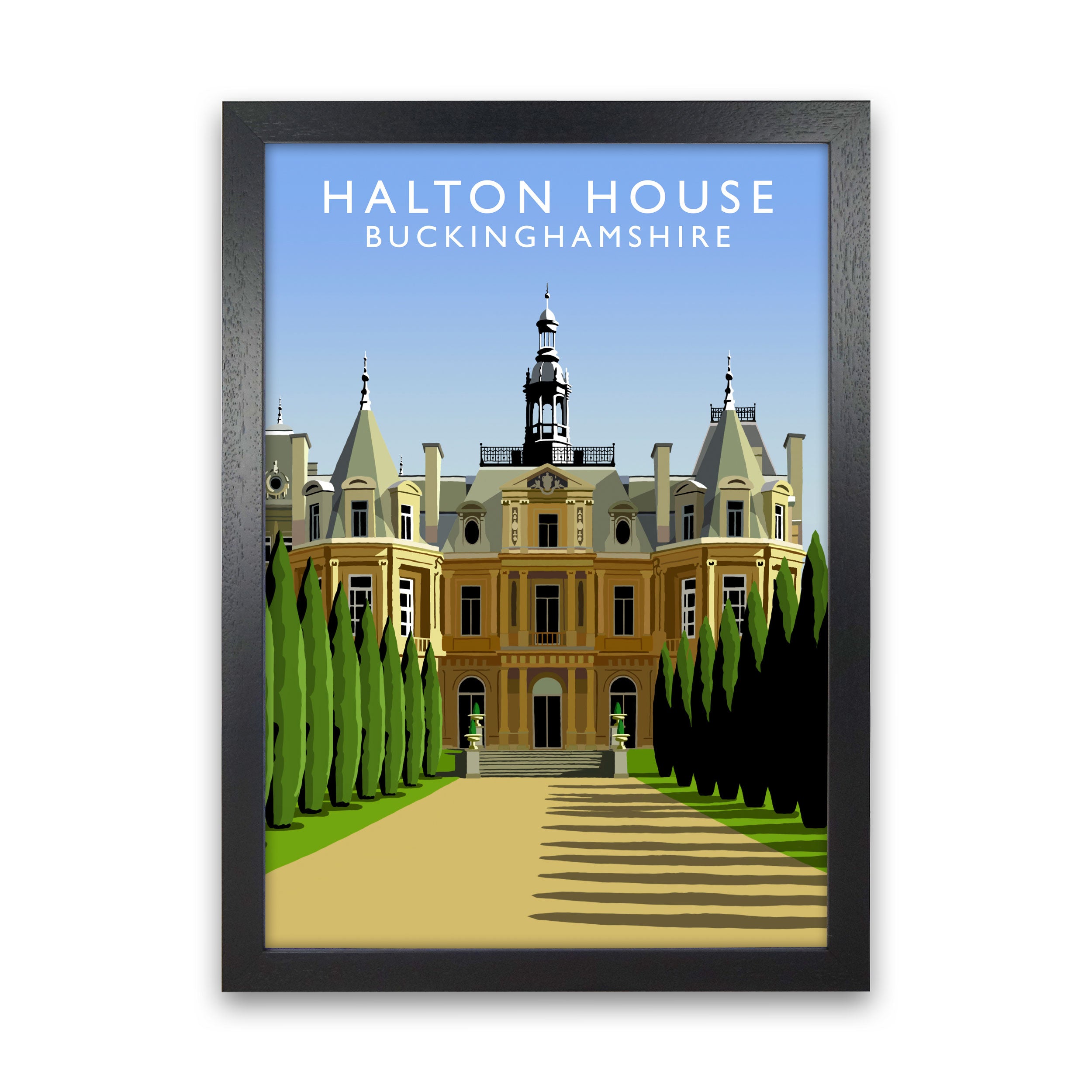 Halton House Portrait by Richard O'Neill – Whistlestop Prints