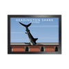 Headington Shark Oxford Travel Art Print by Richard O'Neill, Framed Wall Art