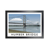Humber Bridge Framed Digital Art Print by Richard O'Neill