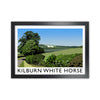 Kilburn White Horse Framed Digital Art Print by Richard O'Neill