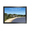 Langland Bay Travel Art Print by Richard O'Neill, Framed Wall Art