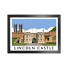 Lincoln Castle Travel Art Print by Richard O'Neill, Framed Wall Art