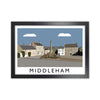 Middleham Travel Art Print by Richard O'Neill, Framed Wall Art