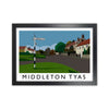 Middleton Tyas Travel Art Print by Richard O'Neill, Framed Wall Art