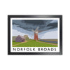 Norfolk Broads Framed Digital Art Print by Richard O'Neill
