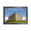 Norwich Castle Norfolk Travel Art Print by Richard O'Neill, Framed Wall Art