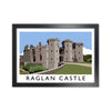 Raglan Castle Travel Art Print by Richard O'Neill, Framed Wall Art