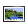 Richmond Castle Digital Art Print by Richard O'Neill, Framed Wall Art