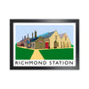 Richmond Station Travel Art Print by Richard O'Neill, Framed Wall Art