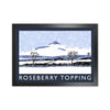 Roseberry Topping Digital Art Print by Richard O'Neill, Framed Wall Art