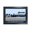 Scarborough In SnowTravel Art Print by Richard O'Neill, Framed Wall Art