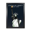Statue of Liberty Night New York Art Print by Richard O'Neill