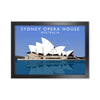 Sydney Opera House Australia Framed Digital Art Print by Richard O'Neill