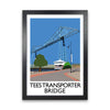 Tees Transporter Bridge Art Print by Richard O'Neill, Framed Wall Art