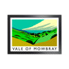 Vale of Mowbray Travel Art Print by Richard O'Neill, Framed Wall Art