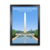 Washington DC Monument Travel Art Print by Richard O'Neill