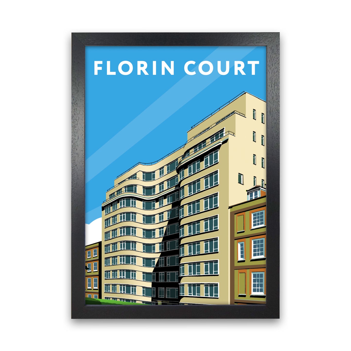 Florian Court Portrait by Richard O'Neill Black Grain