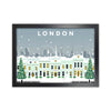 London Cherry Tree Lane In Snow by Richard O'Neill
