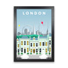 London Cherry Tree Lane Portrait by Richard O'Neill
