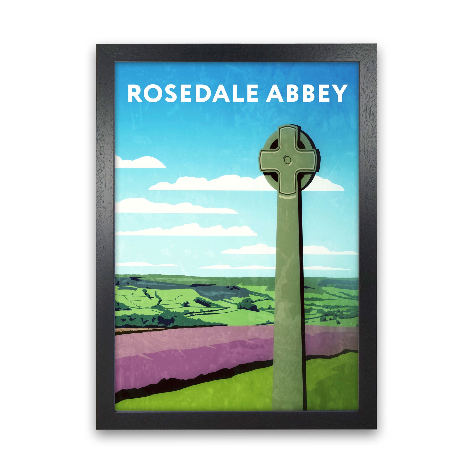 Rosedale Abbey Portrait by Richard O'Neill Black Grain